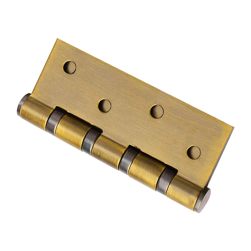 Stainless Steel Ball Bearing Folding Butt Hinges (2Pcs) - Heavy Duty Door Hinges for Home, Cupboard, Cabinet, Window & Furniture - Perfect for Smooth Swing & Quiet Operation in Kitchen, Bathroom & Office Spaces