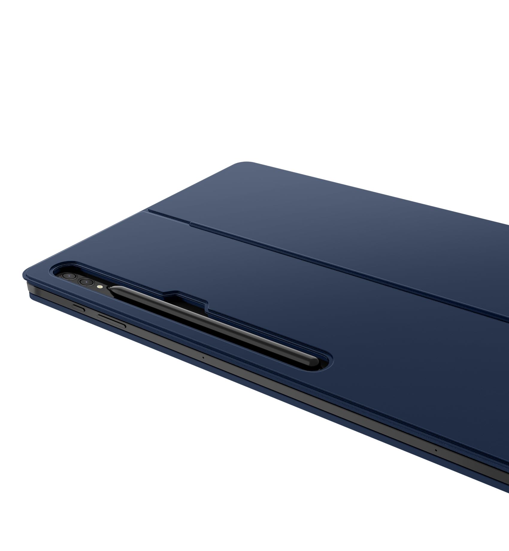Dexnor Magnetic Detachable Keyboard Case for Samsung Galaxy Tab S10 Ultra/S9 Ultra 14.6 Inch - Backlit Wireless Keyboard with Multi-Touch Trackpad & S Pen Holder, Book Cover Style (Blue) - Perfect for Work, Study, and Travel