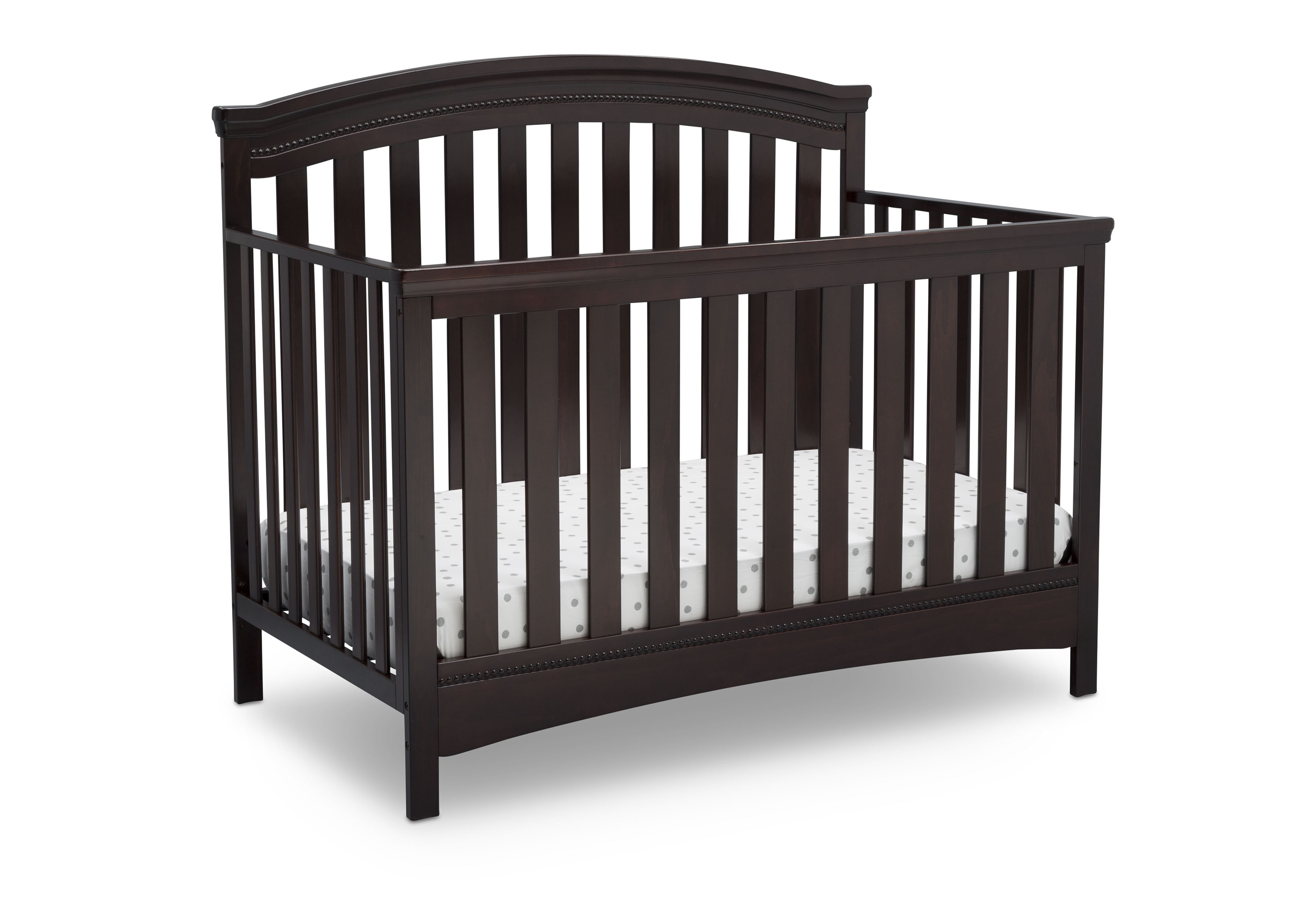 Emerson 4-in-1 Convertible Baby Crib to Toddler Bed - Safe & Adjustable Nursery Furniture for Newborns & Kids - Perfect for Bedrooms, Daycare & Nursery Rooms