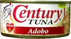 Century Tuna - Adobo Flavor 6.4oz (6 Pack) | Premium Canned Tuna for Sandwiches, Salads & Quick Meals | High Protein Convenient Food