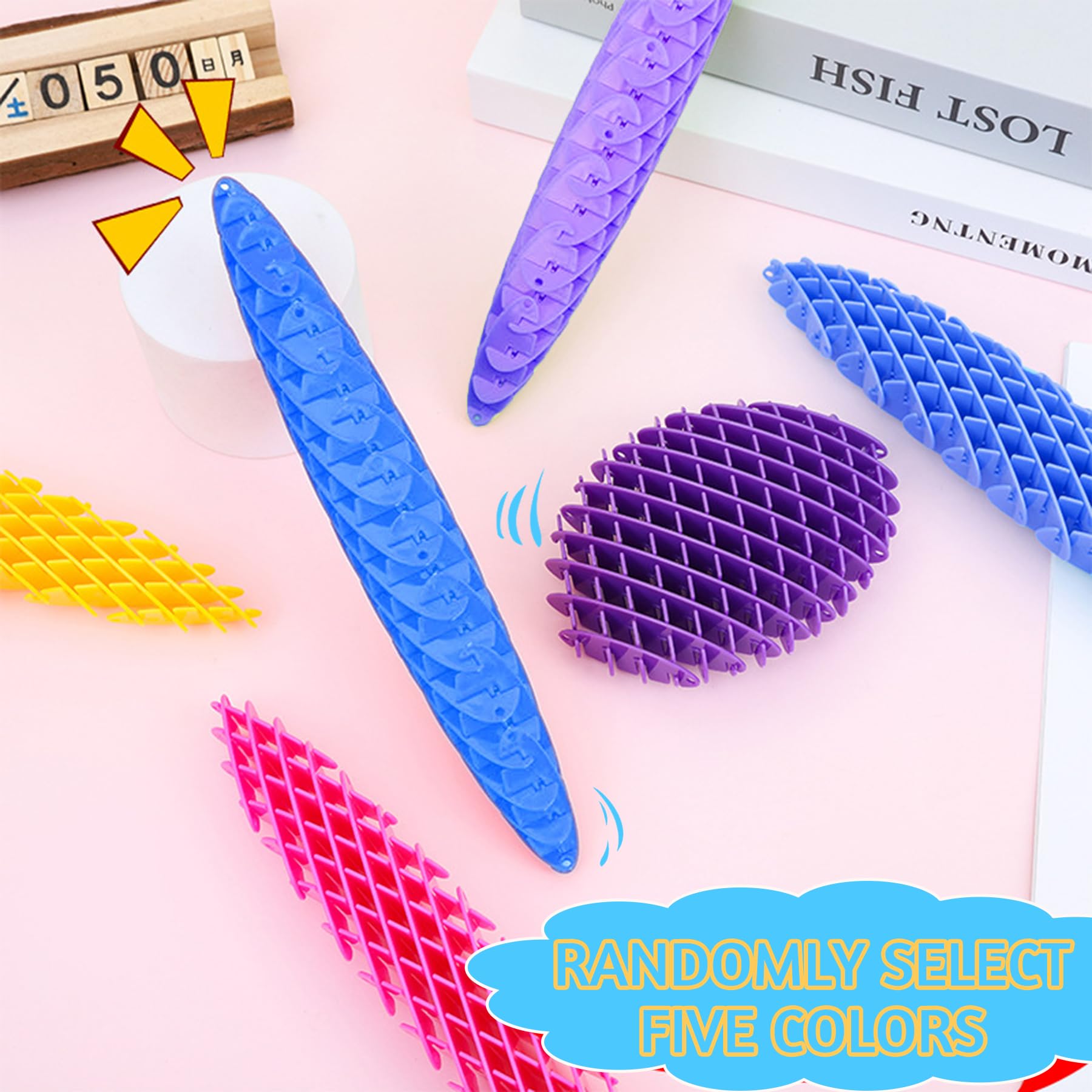 12Pcs Fidget Worm Sensory Toys - Stress & Anxiety Relief Fidget Toys for Kids & Adults - Stretchy Resistance Worm Keychain for ADHD, Autism, Focus - Perfect for Office, School, Travel & New Year Gifts