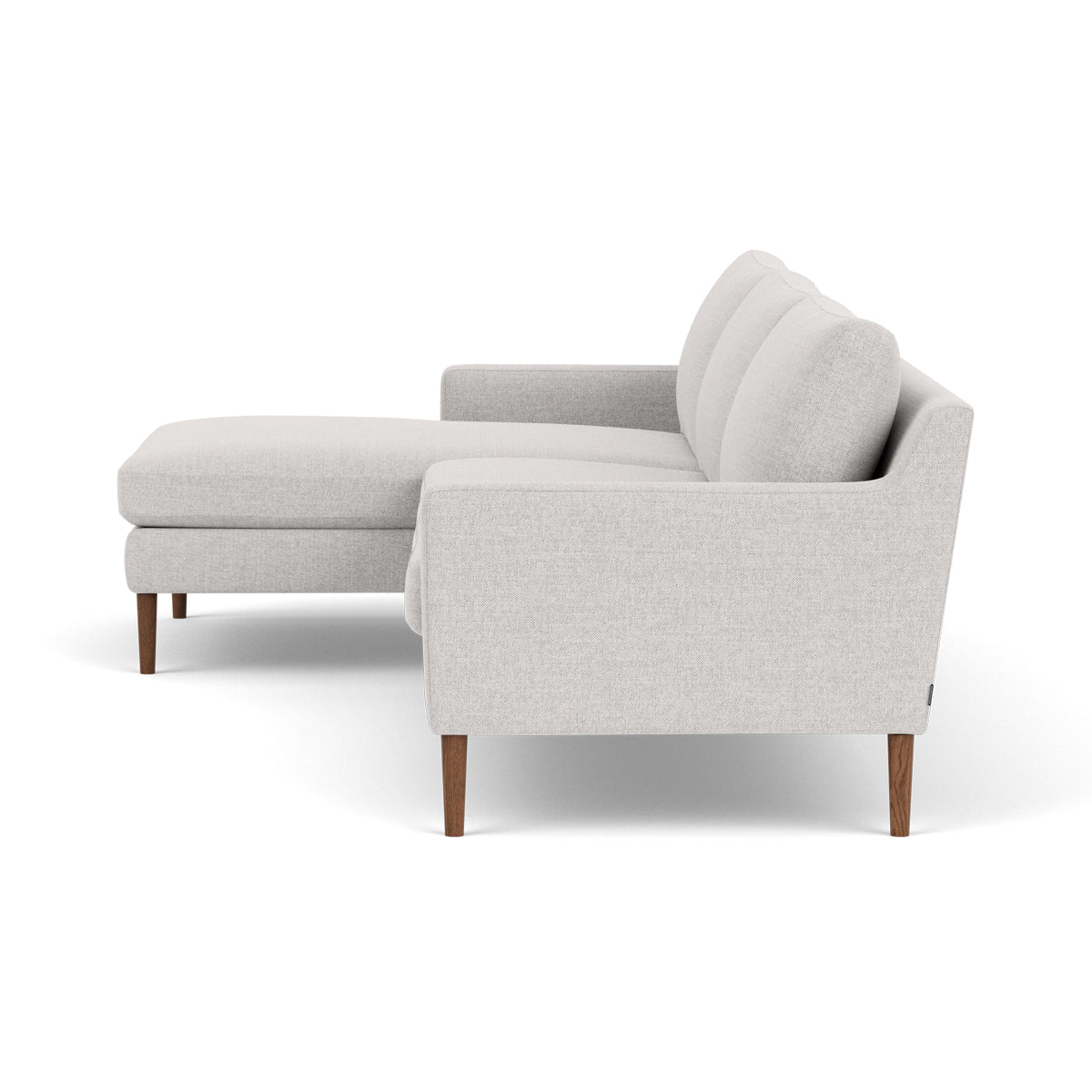 Astha Fabric Left Chaise Sofa - Modern L-Shaped Sectional Couch with Reversible Design for Living Room, Lounge & Home Theater Comfort