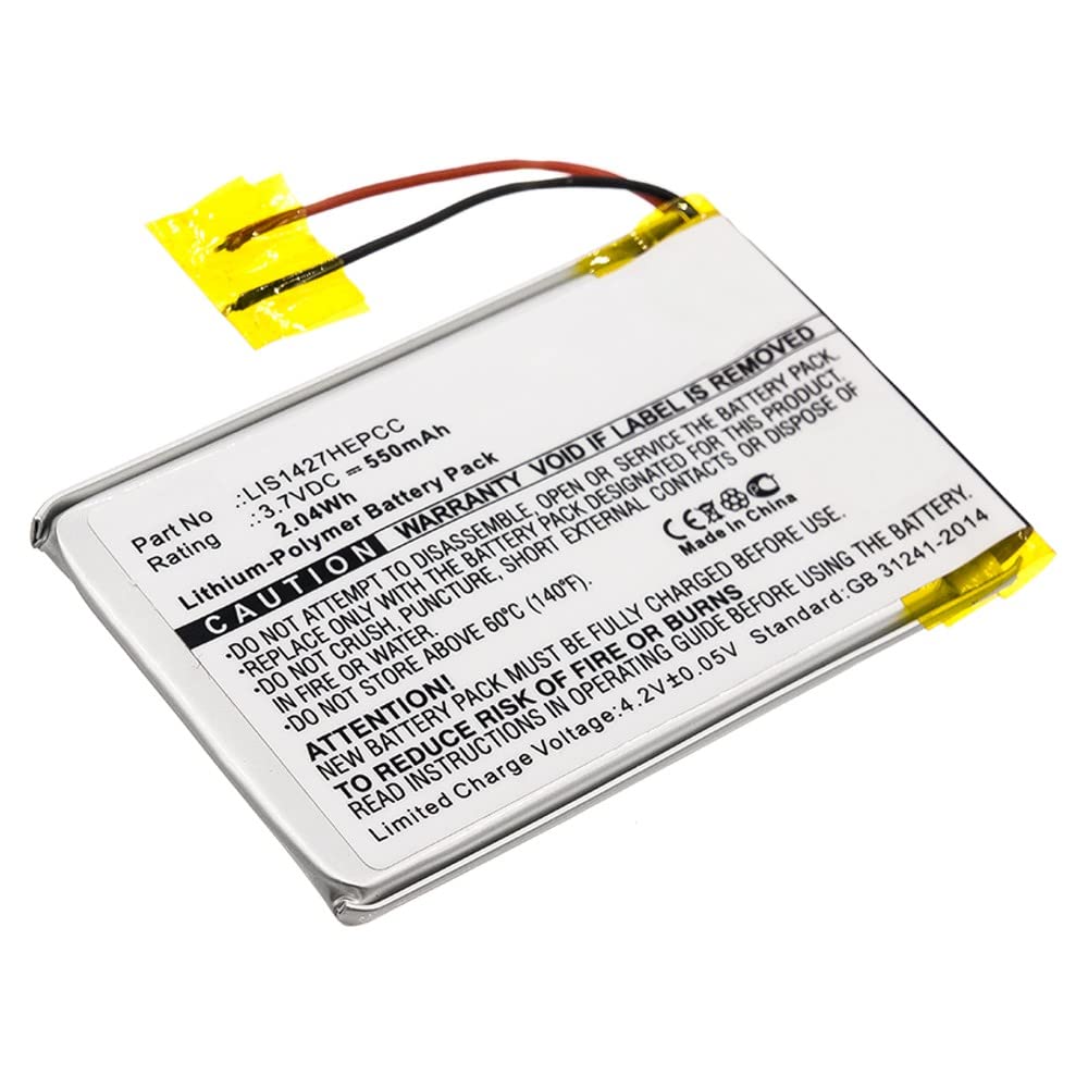 Synergy Digital Replacement Battery for Sony MDR-XB950BT Wireless Headphones - 550mAh Li-Polymer High Capacity Battery Compatible with Sony 1-756-920-31 & LIS1427HEPCC - Perfect for Gaming, Travel, and Long Listening Sessions