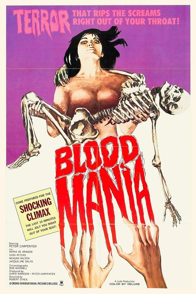 Hollywood Photo Archive Blood Mania 12x18 Art Print Poster for Home Decor