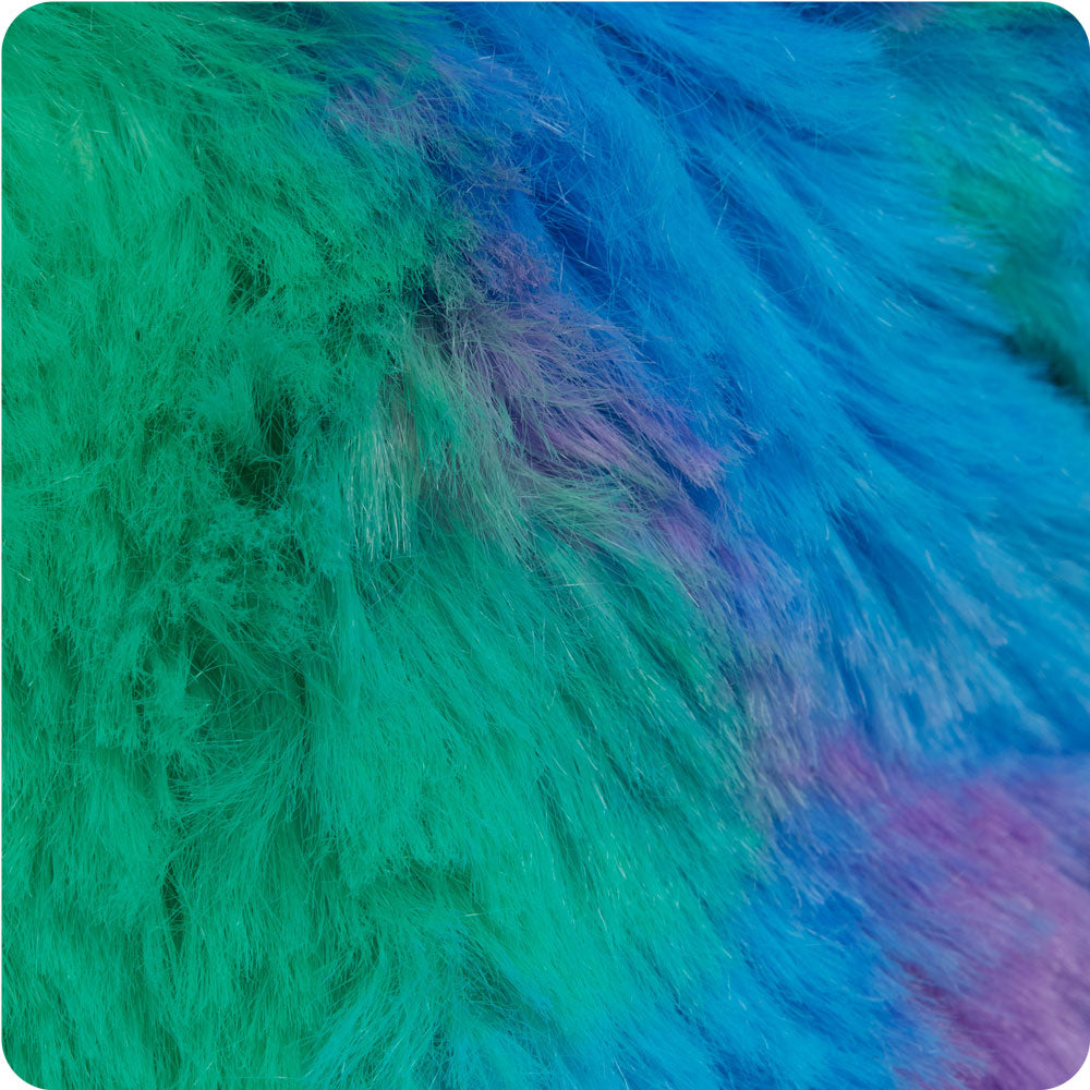 Rainbow Dinosaur Warmies Junior - Soft Plush Stuffed Animal with Lavender Scent for Kids | Perfect for Bedtime, Anxiety Relief & Sensory Play