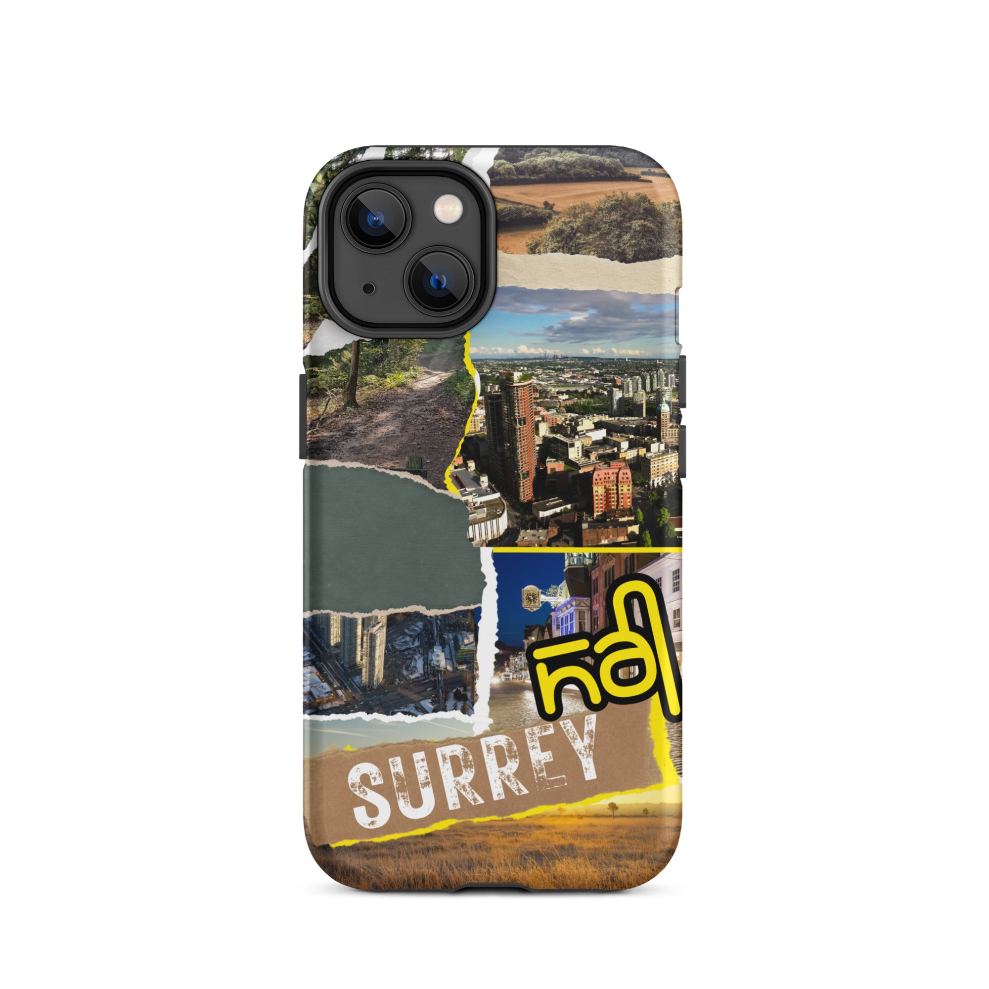 Premium Surrey Collage iPhone Case - Durable Protective Cover with Stylish Design for iPhone [Model] - Perfect for Everyday Use, Travel & Gifting