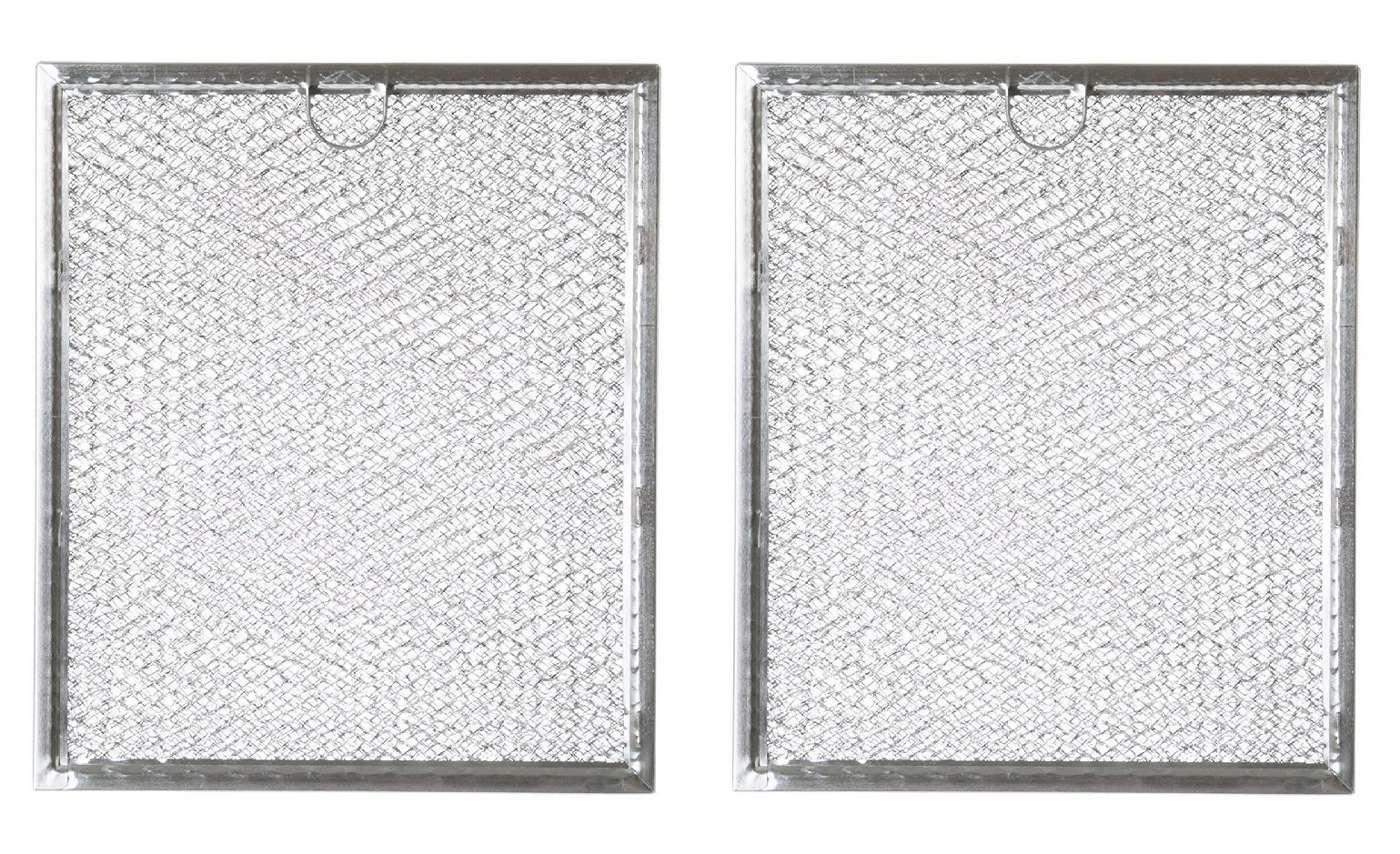 Nispira 2-Pack Replacement Microwave Grease Range Hood Filters - Compatible with GE, General Electric & Hotpoint WB6X486 - Perfect for Kitchen Ventilation & Air Purification