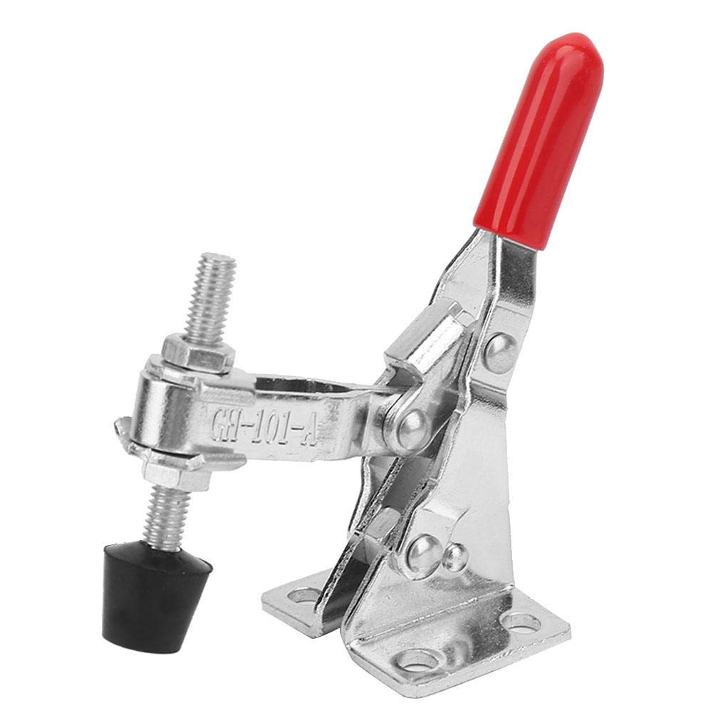 Vertical Toggle Clamp GH-101A - 50kg Heavy Duty Quick Release Clamp with Ergonomic Handle for Woodworking, Metalworking, and DIY Projects