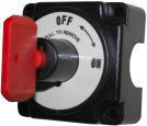 12V Mini Battery Isolator Key Switch - Perfect for Marine, RV, and Off-Grid Power Systems