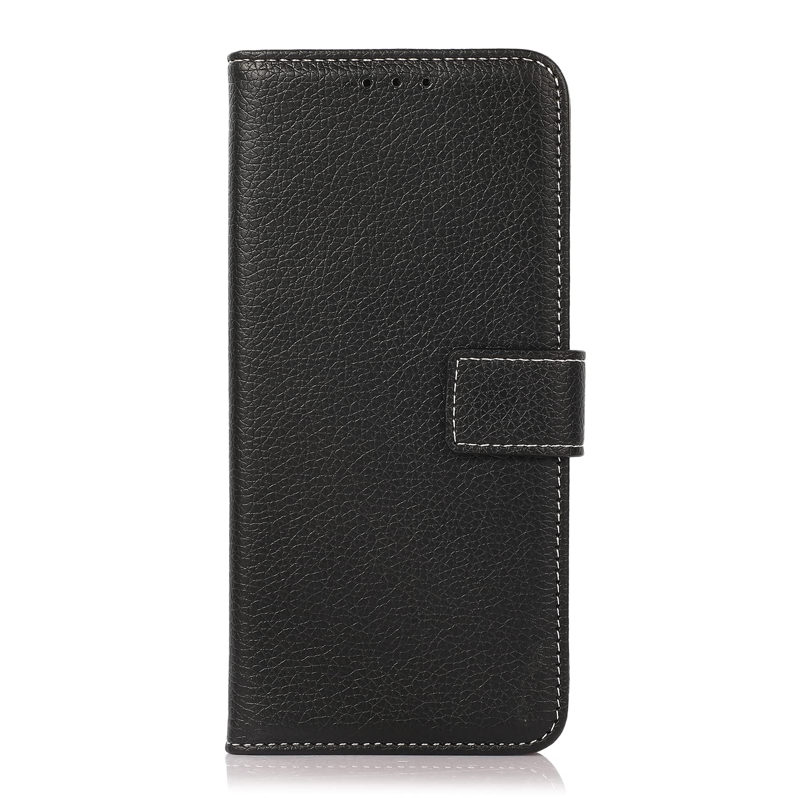 Sony Xperia 10 III Phone Case - Premium Litchi Texture PU Leather Flip Cover with Card Holder & Stand | Wallet Case for Daily Use, Travel & Business Meetings