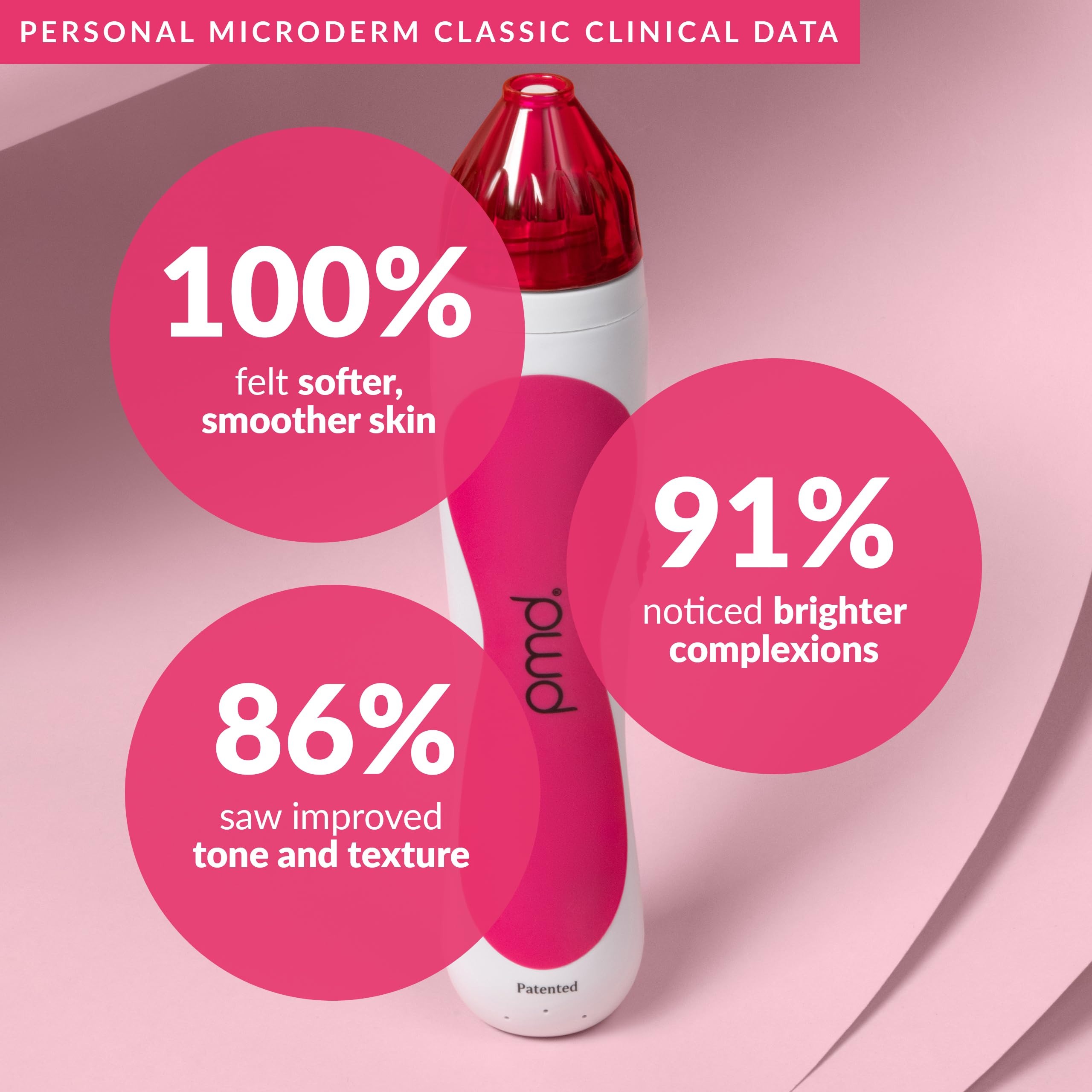 PMD Personal Microderm Classic - At-Home Microdermabrasion Machine for Face & Body with Diamond Tips & Vacuum Suction - Skin Exfoliation Treatment for Acne Scars, Wrinkles & Dark Spots - Perfect for Spa Day & Skincare Routine