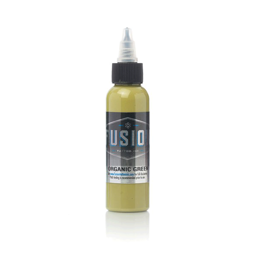 Organic Green Fusion Ink - 1 oz Bottle for Calligraphy, Art & DIY Projects - Premium Natural Ink for Pens, Brushes & Crafting