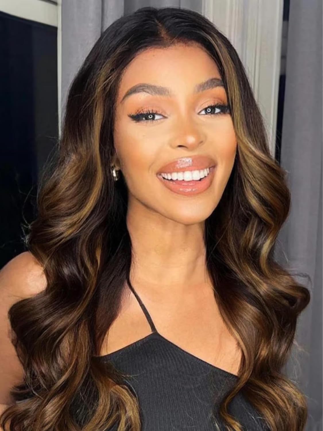 Beauty Forever Ombre Highlight Brazilian Body Wave Virgin Hair 3 Bundles 20 22 24 Inch - Ombre Blonde Remy Human Hair Wavy Weave Extensions Color FB30 | Perfect for Parties, Weddings & Everyday Styling
