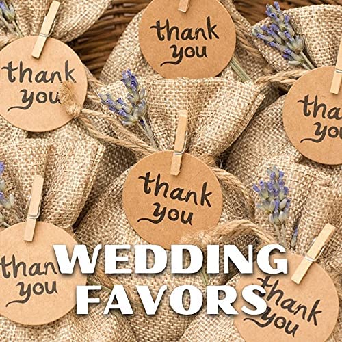 Mandala Crafts Burlap Drawstring Bags - 3X4 Inch Small Linen Pouches (20 Pack) - Rustic Wedding Favor Bags for Coffee, Candy & Party Gifts | Perfect for DIY Crafts, Bridal Showers & Holiday Gift Packaging