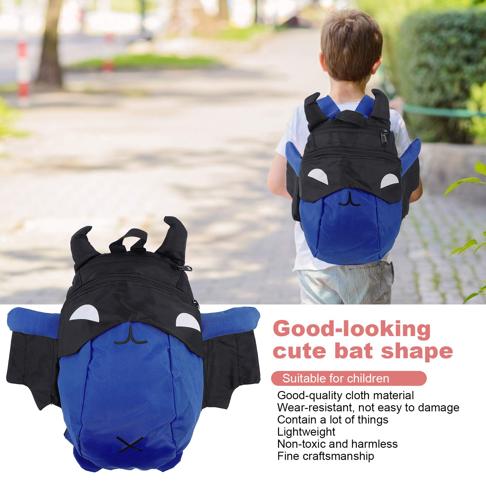 **Kids Backpack for School - Lightweight Durable Children's Bookbag with Adjustable Straps (Blue) - Perfect for Elementary Students, Daycare & Travel**