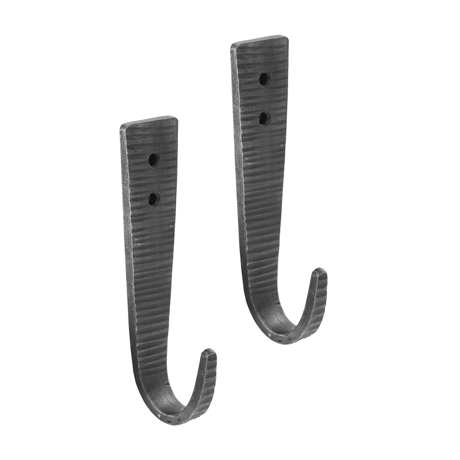 Hammered Strap J Hook - Heavy Duty Wall Hooks for Hanging Coats, Hats & Keys | Rustic Home & Office Organization Decor