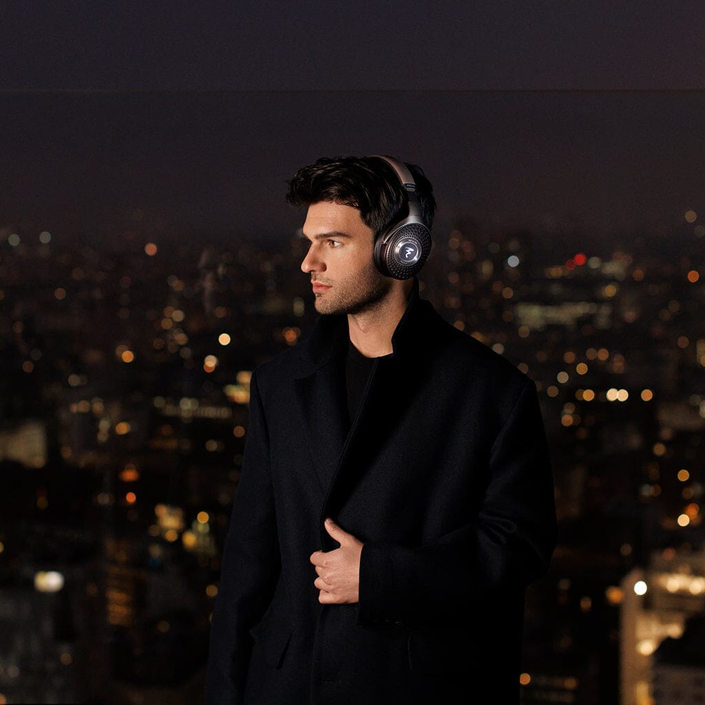Focal Bathys MG Wireless Bluetooth Headphones with Active Noise Cancellation - Premium Over-Ear Headphones for Travel, Work, and Music Listening