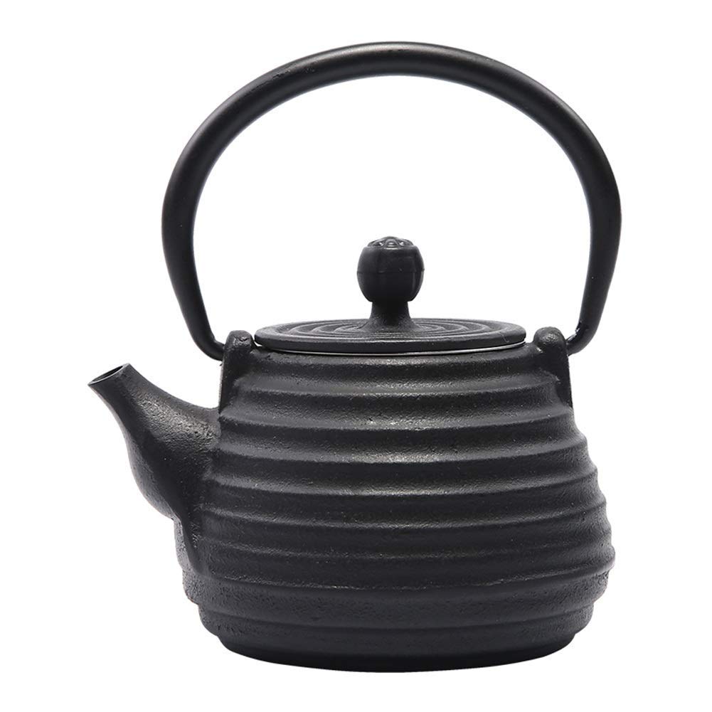 Premium Cast Iron Teapot with Stainless Steel Infuser - 500ml Ceramic Tea Kettle for Stove Top - Perfect for 1-2 Person Tea Brewing | Ideal for Home, Office & Gift Giving
