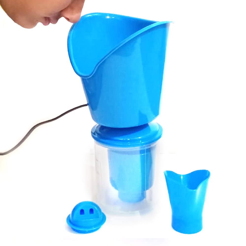 DRISHYA CREATIONS 3-in-1 Steamer Vaporizer Machine | Facial Steamer for Skin Care, Cold & Cough Relief | Portable Steam Inhaler for Home Use | Perfect for Spa, Wellness & Respiratory Comfort
