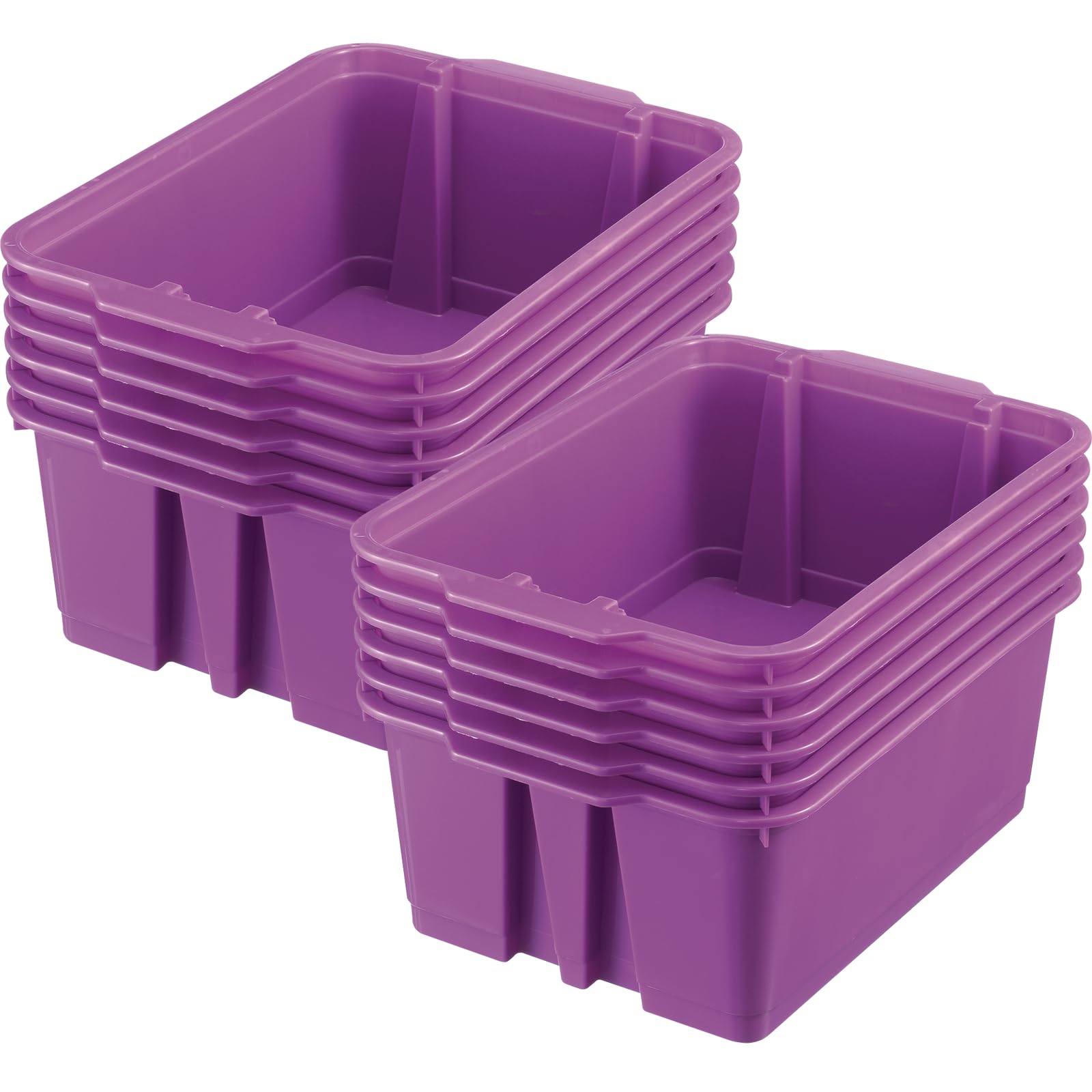 Really Good Stuff Stacking Bins - 12 Pack, 14