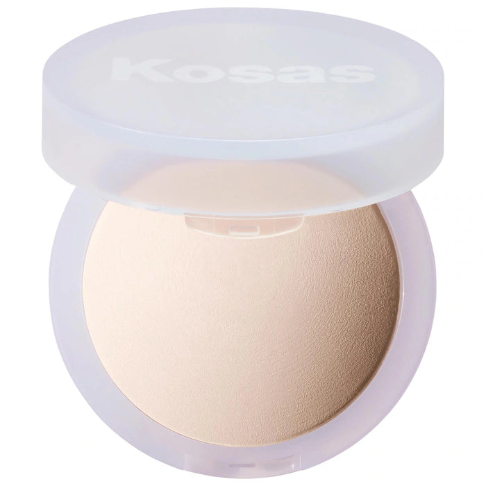 Kosas Cloud Set Baked Setting & Smoothing Powder - Talc-Free, Vegan Makeup Setting Powder for Flawless Finish | Perfect for Oily Skin & Long-Lasting Makeup All Day