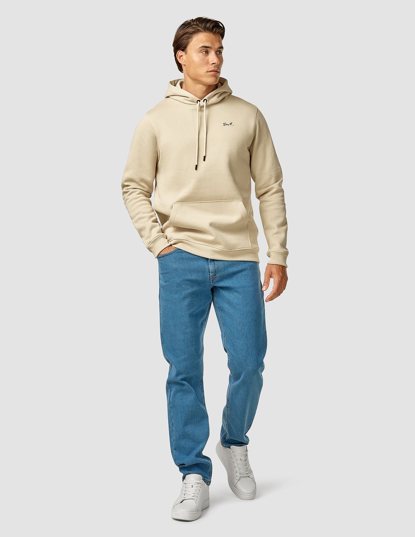 Everyday Hoodie Wooden Beige - Soft Comfortable Pullover Sweatshirt for Men & Women | Perfect for Casual Wear, Outdoor Activities & Lounge