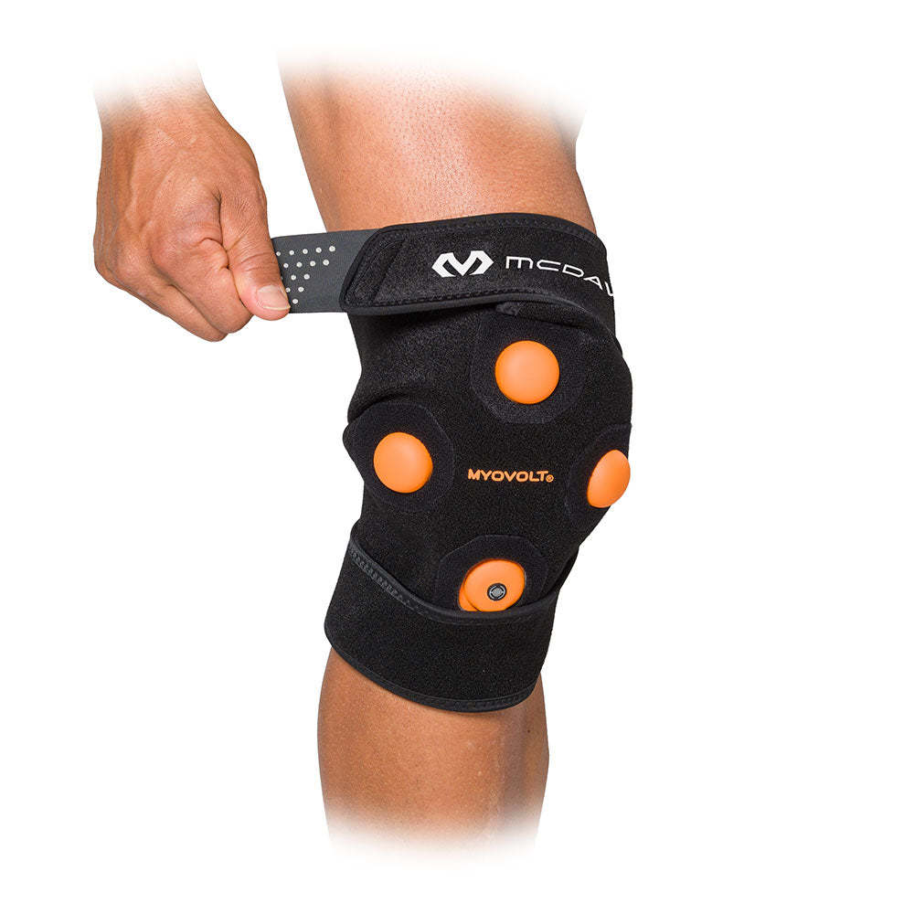 MYOVOLT® Wearable Vibration Recovery Knee & Leg Wrap - Pain Relief & Muscle Recovery for Athletes, Runners & Active Lifestyles - Post-Workout, Injury Rehabilitation & Daily Comfort