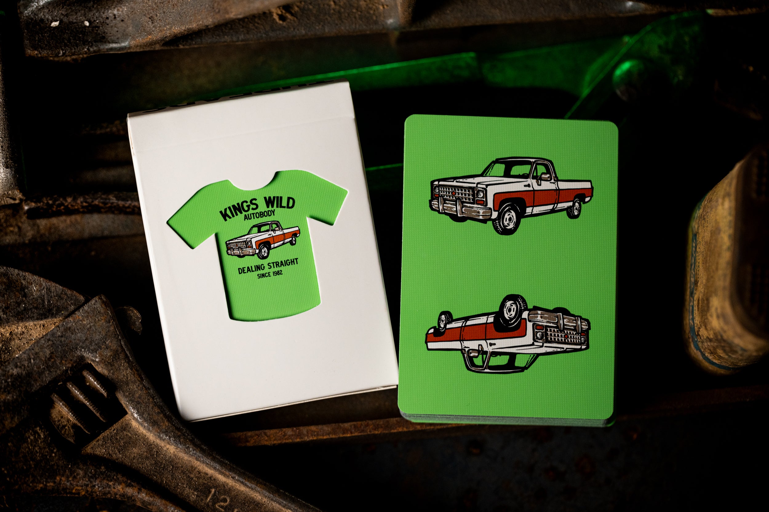 Premium KW Auto Body Threads Deck Luxury Playing Cards - Elegant Design for Poker, Blackjack & Magic Tricks | Perfect for Game Nights, Casino Parties & Collectors