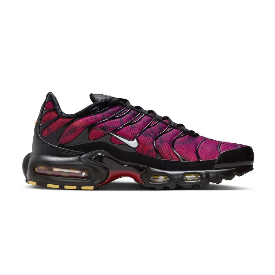 Nike Air Max Plus 25th Anniversary Sneakers - Black, Varsity Red & White Colorway | Men's Running Shoes for Gym, Workout & Casual Wear