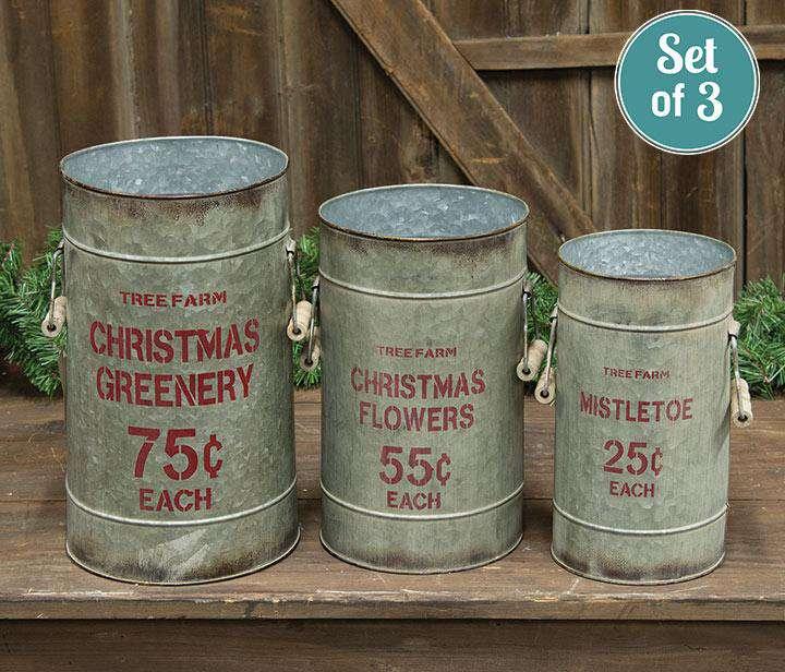 3-Pack Tree Farm Buckets for Planting, Gardening, and Harvesting – Perfect for Orchard, Farm, and Home Garden Use