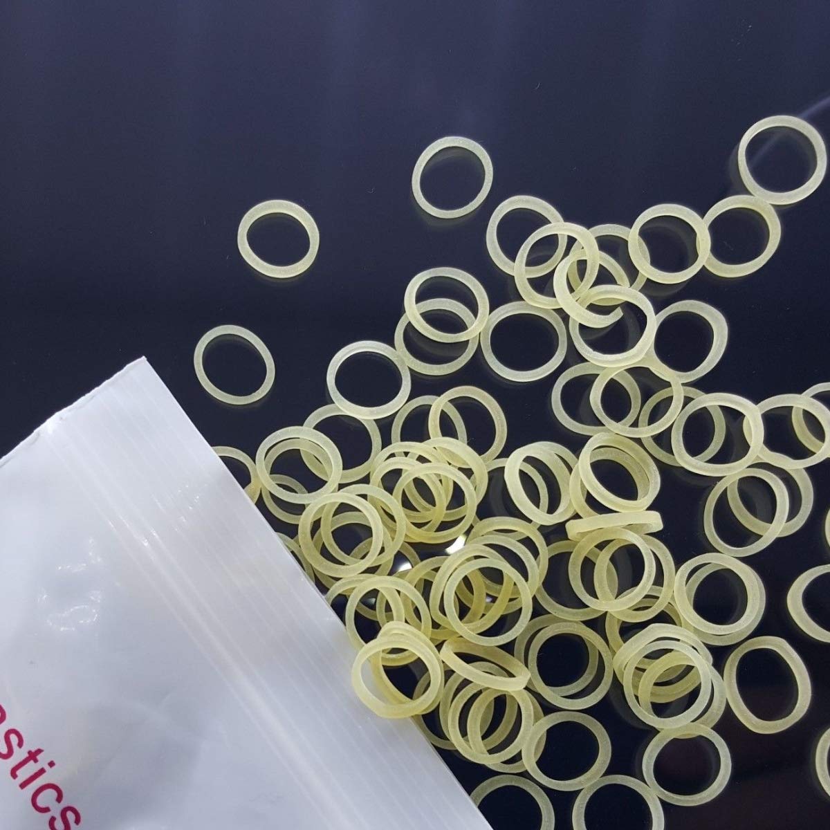 100 Pack Dental Orthodontic Elastic Bands for Braces - 5oz Force, 3/8 Inch - Perfect for Teeth Alignment & Orthodontic Treatment (Ideal for Braces Wearers & Dental Professionals)