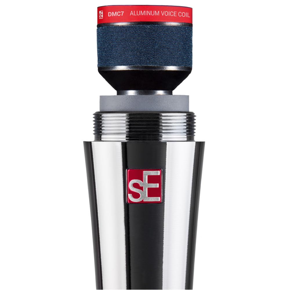 SE ELECTRONICS V7 Supercardioid Handheld Microphone - Professional Studio Grade Condenser Mic for Recording, Podcasting & Live Performance - Chrome Finish
