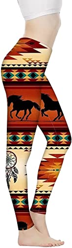 Brown Aztec Horse Design