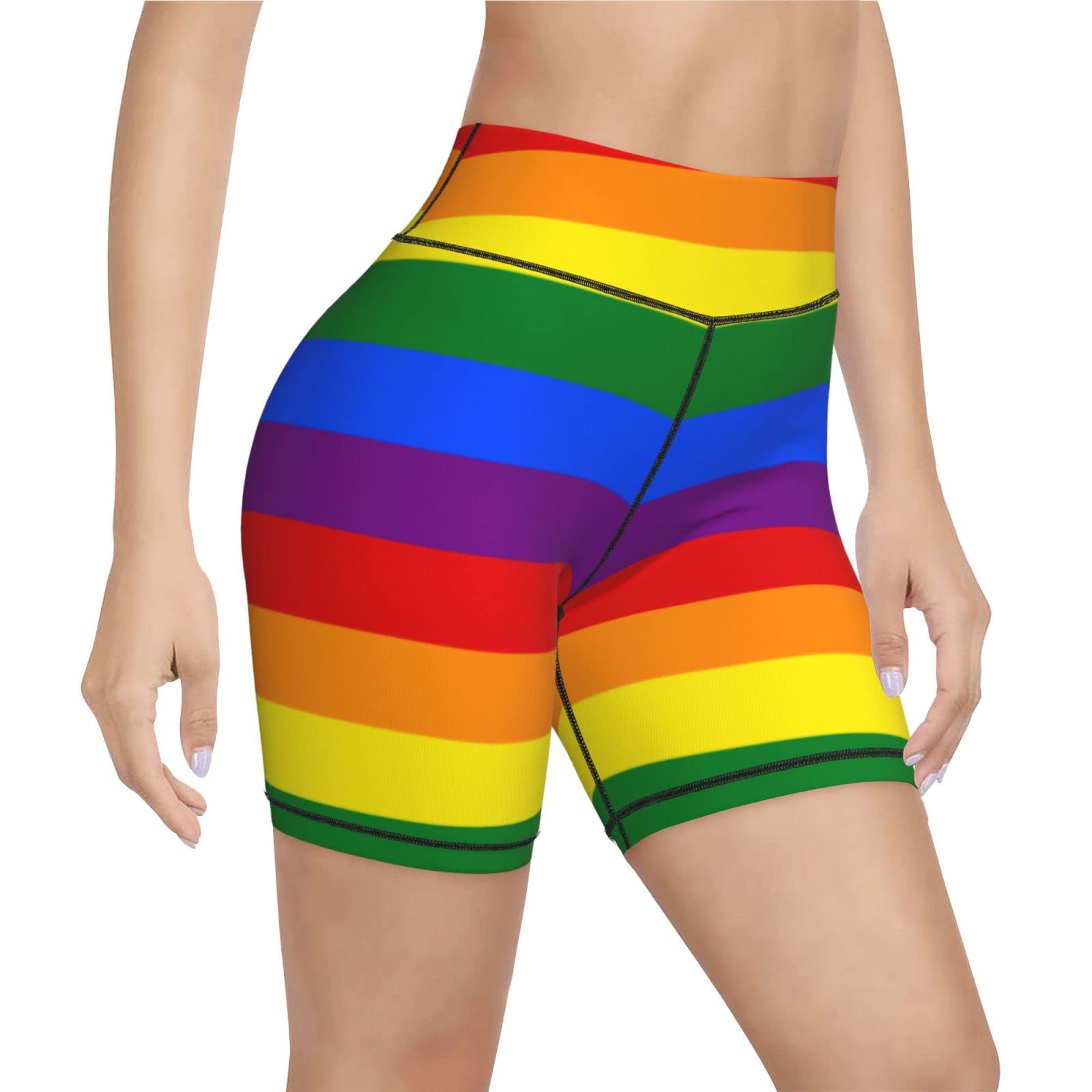 Yaateeh Women's High Waist Bike Shorts - Workout Running Yoga Gym Shorts for Women, Athletic Compression Leggings for Sports, Hiking & Cycling | Perfect for Fitness, Lounge & Everyday Wear