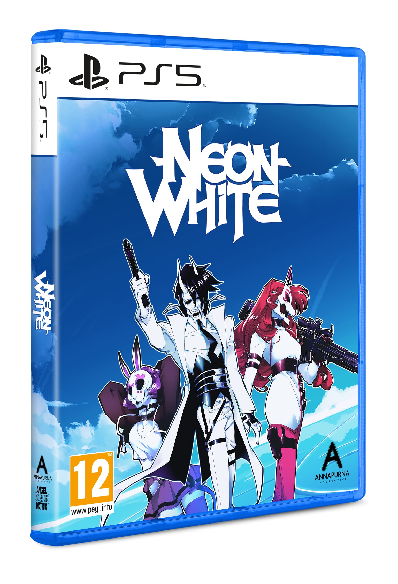 Neon White - PlayStation 5 Game | Action-Adventure Shooter for PS5 Console | Perfect for Competitive Gaming & Speedrunning Enthusiasts