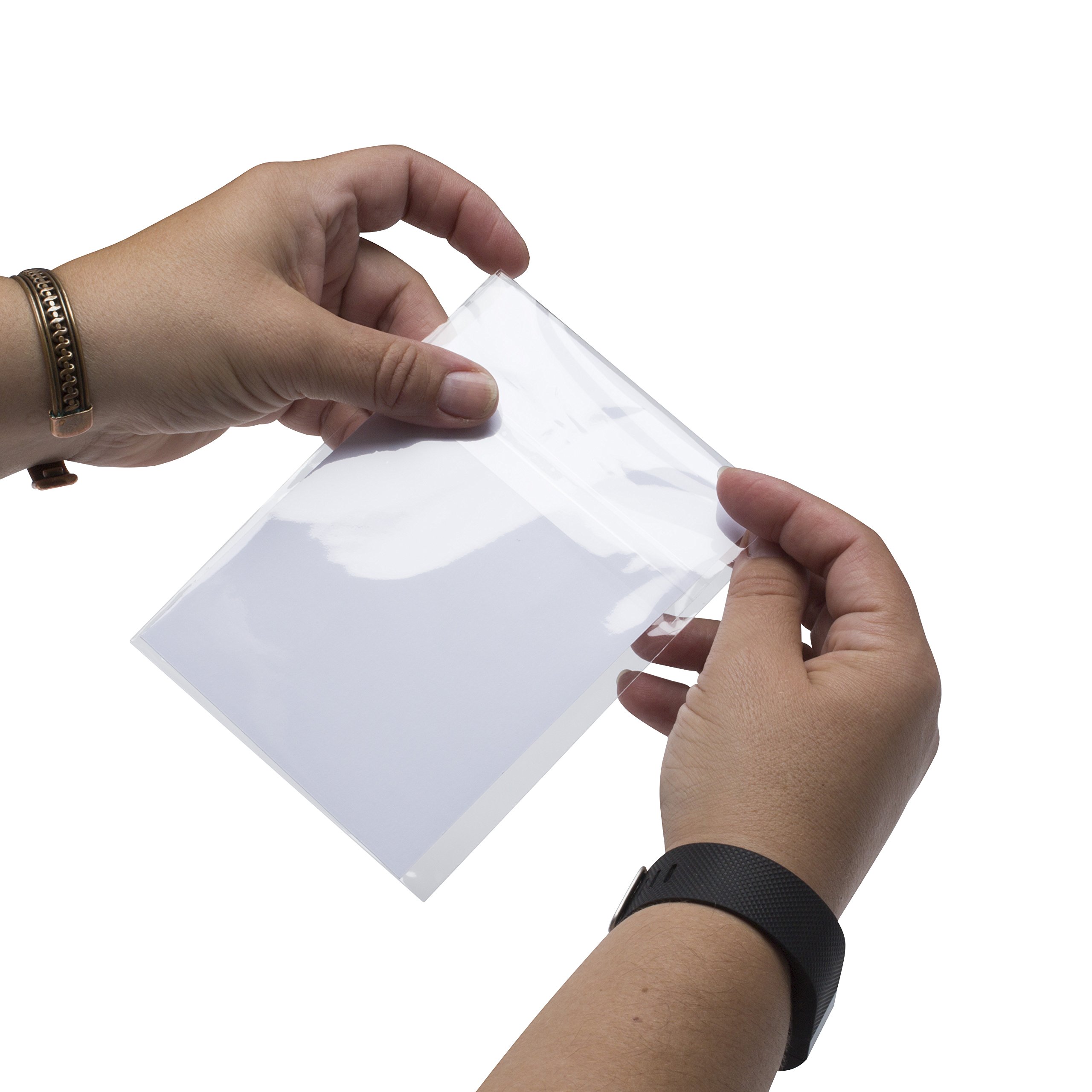 Creative Mark Krystal Seal ATC Archival Polyethylene Bags 6x8 Inches - 250 Pack for Artwork, Paintings & Photo Storage | Perfect for Artists, Collectors & Crafters