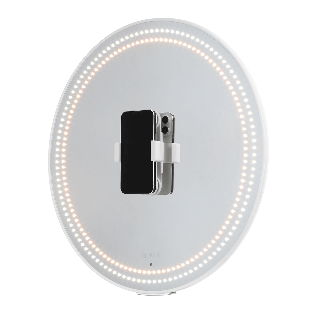 RIKI Magnetic Phone Clip Attachment - Strong Magnetic Phone Holder for Car, Desk & Home - Secure Mount for Smartphones, Tablets & Accessories - Perfect for Driving, Working & Hands-Free Use