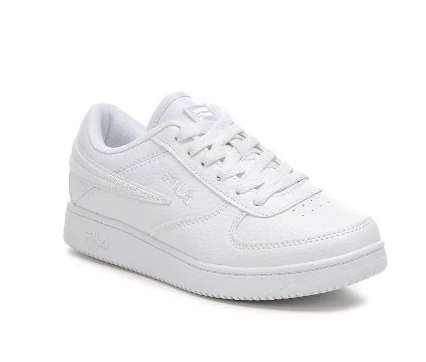 FILA Kids' Low-Top Black Sneakers - Comfortable & Stylish for School, Play & Everyday Wear