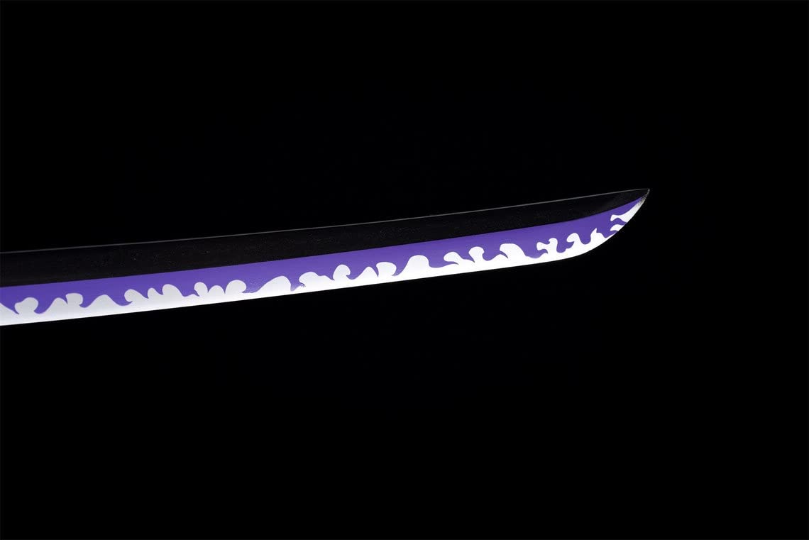 Hand Forged Sandai Cosplay Samurai Katana Sword - Full Tang Anime Replica Sword for Cosplay, Collection & Martial Arts Practice - Perfect for Anime Conventions, Home Decor & Japanese Culture Enthusiasts