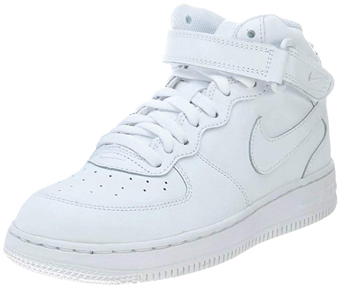 Nike Boys' Air Force 1 Sneakers - Lightweight Basketball Shoes for Kids with Cushioned Comfort - Perfect for School, Sports & Everyday Wear