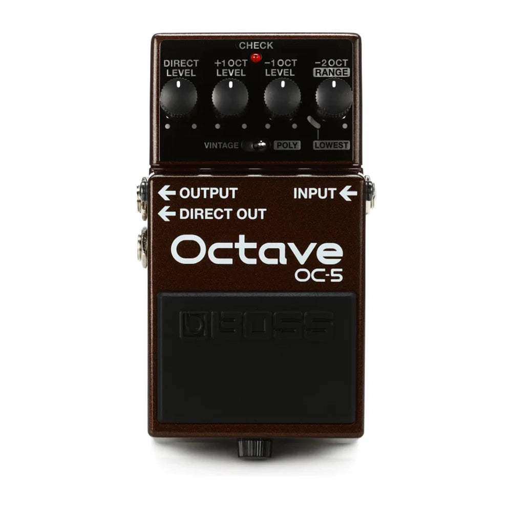 Boss OC-5 Octave Pedal for Guitar & Bass - Premium Octave Effects Pedal for Musicians, Studio & Live Performances