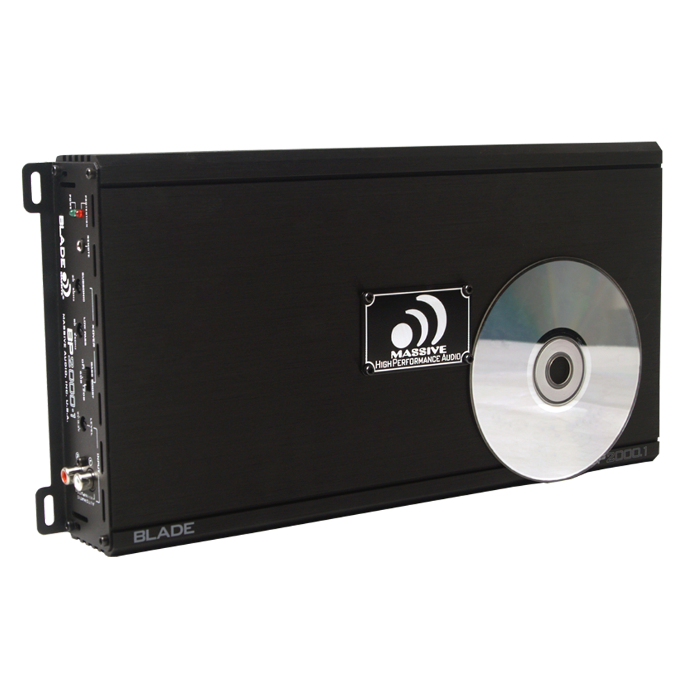 BP2000.1 1000W RMS Mono Car Amplifier - 1 Ohm Stable Digital Bass Amp for Subwoofers | Perfect for Car Audio Systems & Bass Enthusiasts