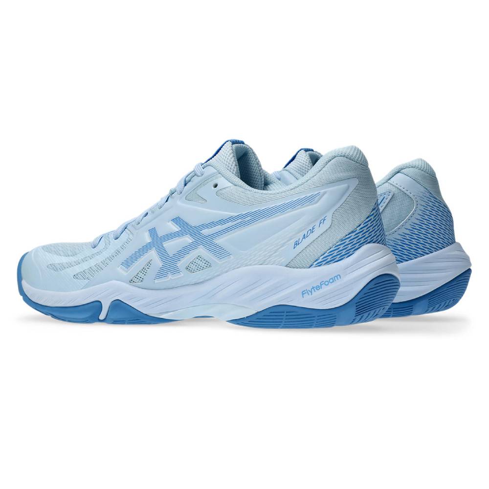ASICS Blade FF Women's Indoor Volleyball Shoes - Light Blue/Blue Coast | Non-Marking Sole for Court Sports, Gym & Training