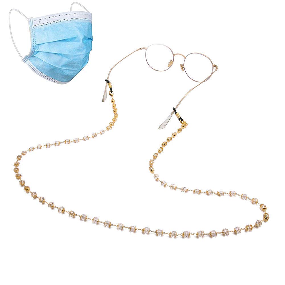 Stylish Multifunctional Glasses Chain & Sunglasses Holder with Adjustable Lanyard - Perfect for Reading Glasses, Face Masks, and Eyewear Accessories | Ideal for Outdoor Activities, Travel, and Daily Use