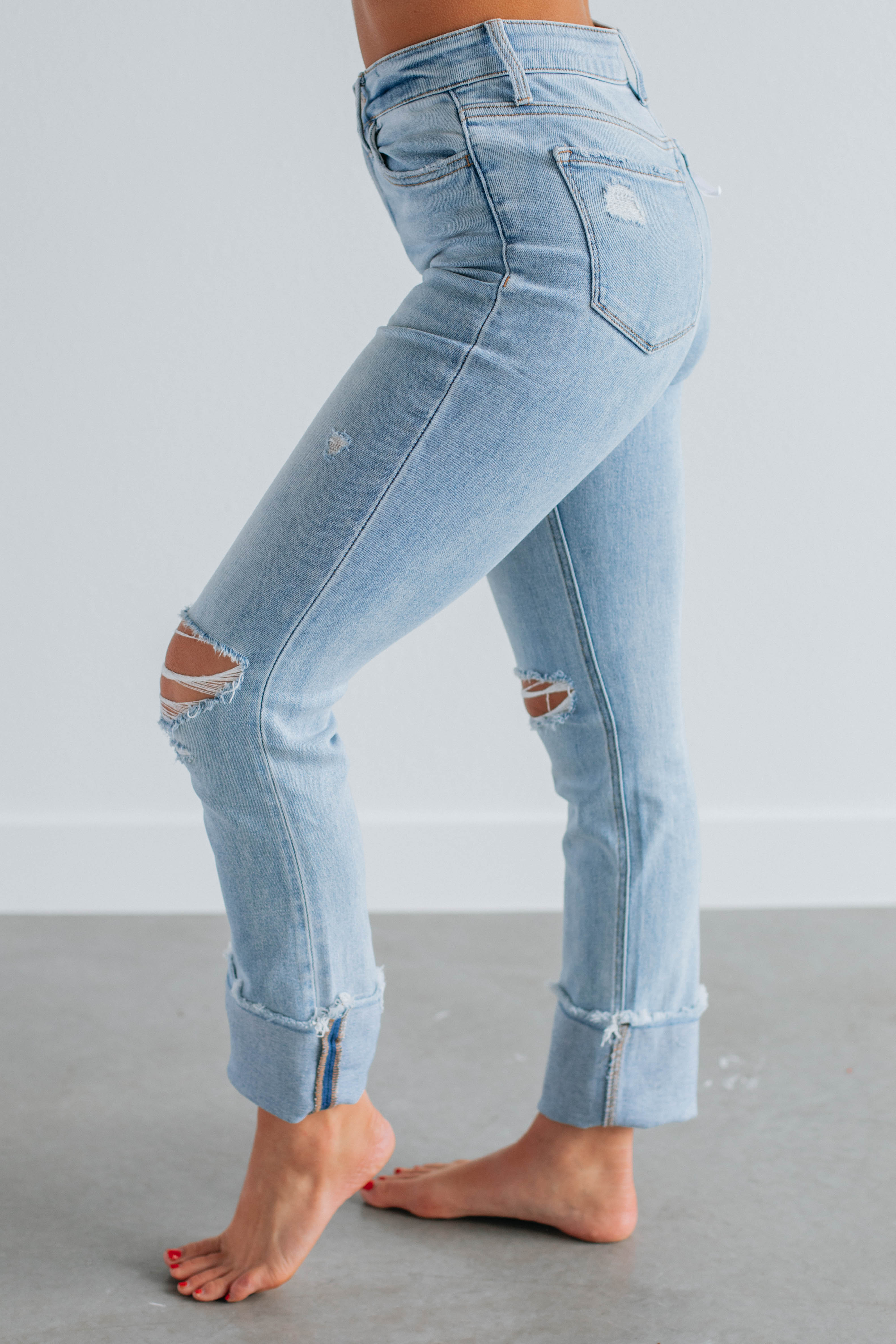 Bree Flying Monkey Women's High Waist Skinny Jeans - Stretch Denim Pants for Casual Wear & Night Out