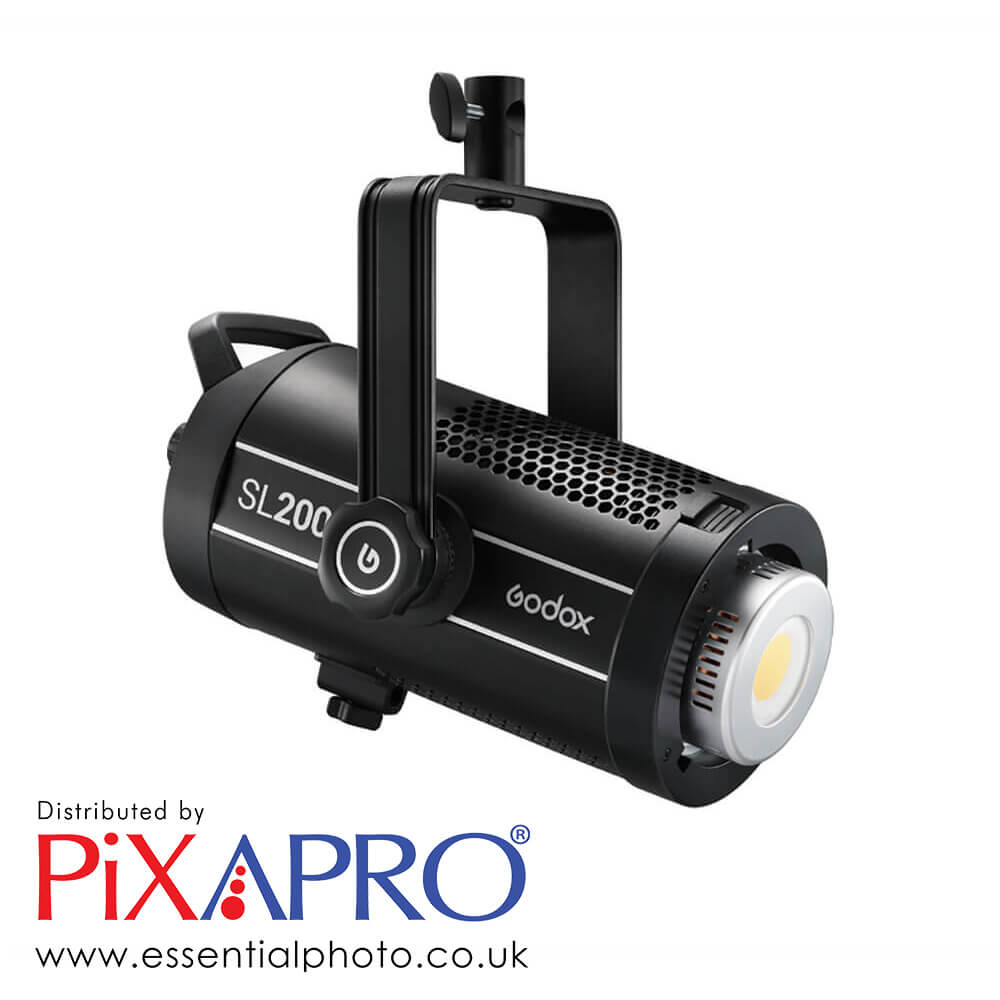 SL200II Daylight Balanced COB LED Video Light - Super Quiet 5600K Continuous Lighting for Photography, YouTube & Streaming - Perfect for Studio, Vlogging & Indoor Filming