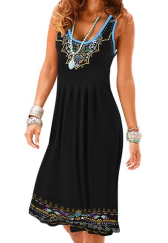 02 Floral Black Blue