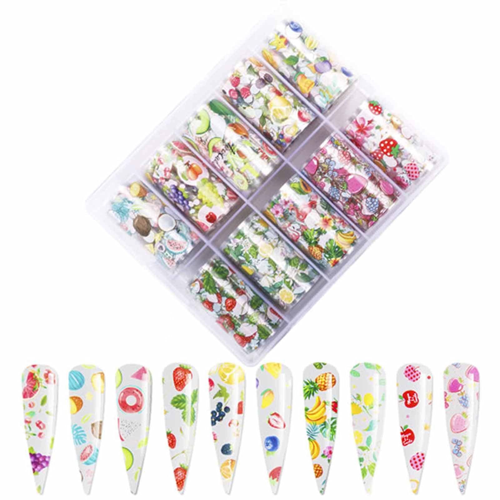 Fruit Nail Stickers for Women - Starry Sky Nail Art Decals with Stylish Designs | DIY Manicure Decor for Parties, Weddings & Everyday Wear