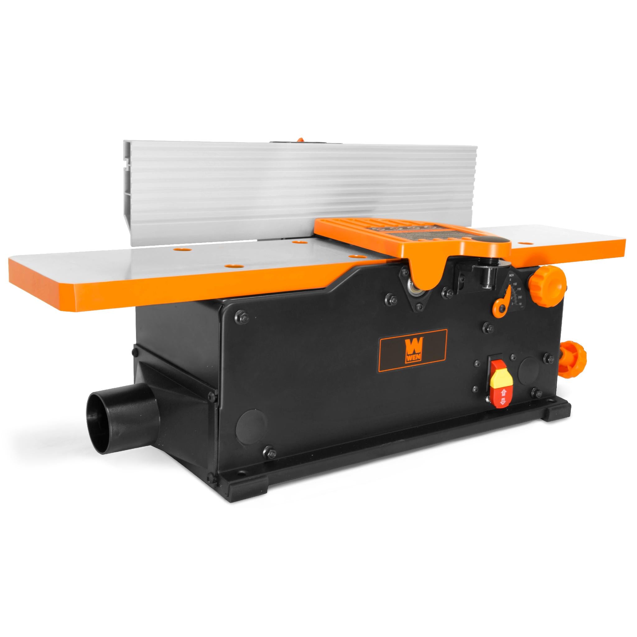 WEN JT630H 10 Amp 6 Inch Spiral Benchtop Jointer - Professional Woodworking Tool for Smoothing & Flattening Boards - Perfect for DIY Projects & Carpentry Workshops