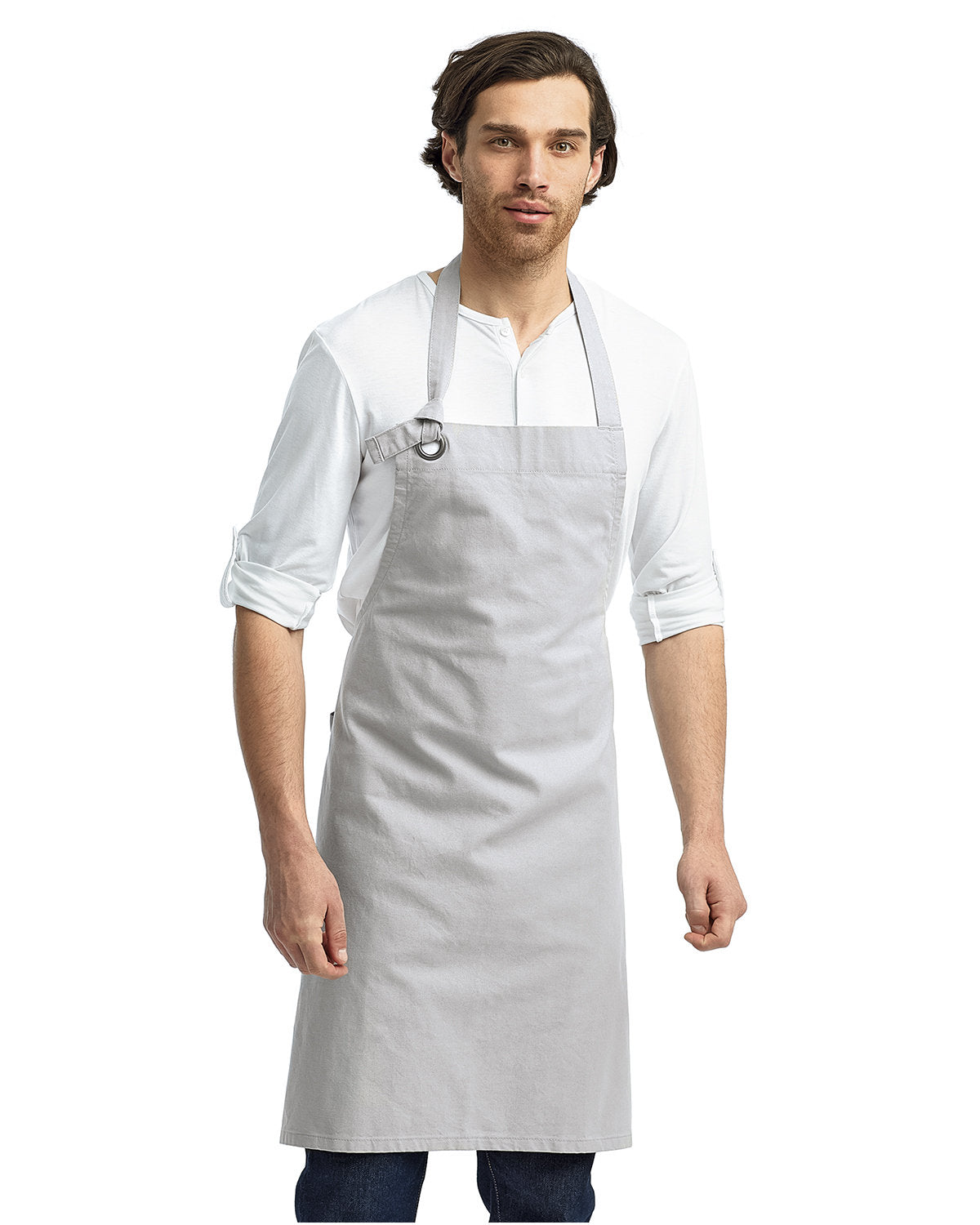 Reprime RP130 Heavy Duty Unisex Canvas Bib Apron - Artisan Collection for Cooking, Grilling, Baking & DIY Projects - Durable Cotton Workwear for Chefs, Artists & Craftsmen